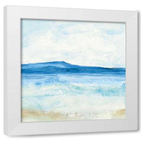 Coastal II White Modern Wood Framed Art Print by Paschke, Chris