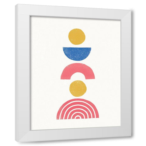 Minimalist Boho I Bright White Modern Wood Framed Art Print by Hershey, Moira