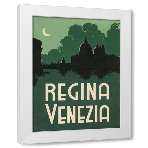 Travel Poster II White Modern Wood Framed Art Print by Wild Apple Portfolio