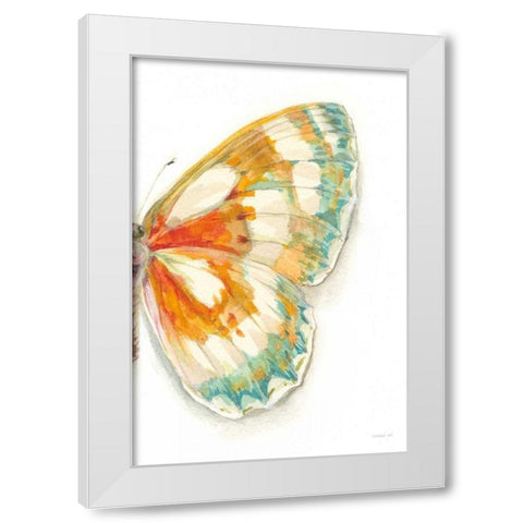 Fragile Wings IV White Modern Wood Framed Art Print by Nai, Danhui