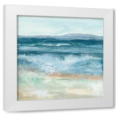 Coastal VI White Modern Wood Framed Art Print by Paschke, Chris