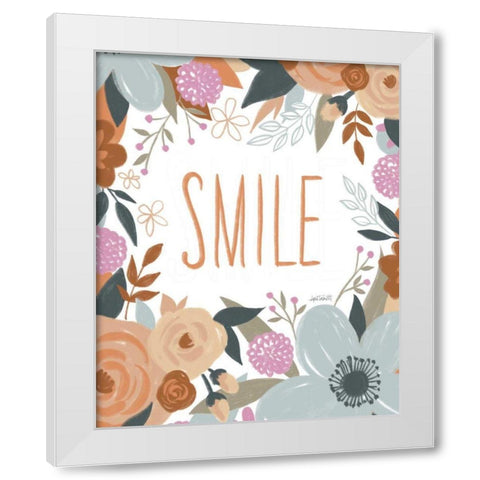 Happy Thoughts III White Modern Wood Framed Art Print by Tavoletti, Anne