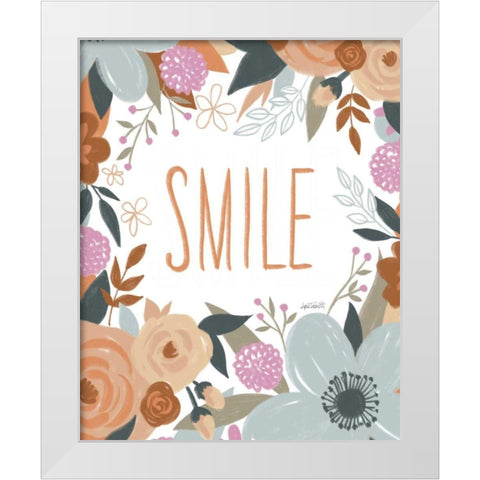 Happy Thoughts III White Modern Wood Framed Art Print by Tavoletti, Anne