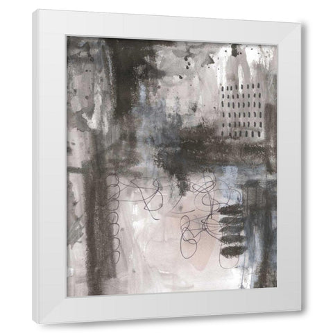 Gray Matter II White Modern Wood Framed Art Print by Prahl, Courtney