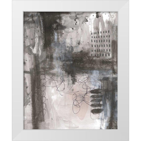 Gray Matter II White Modern Wood Framed Art Print by Prahl, Courtney