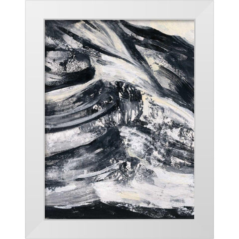Graphic Canyon III White Modern Wood Framed Art Print by Vassileva, Silvia