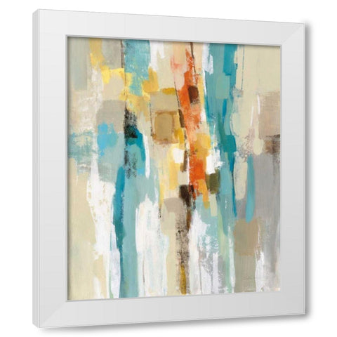 Steps on Sand I White Modern Wood Framed Art Print by Vassileva, Silvia
