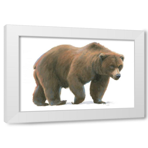 Northern Wild  I White Modern Wood Framed Art Print by Wiens, James