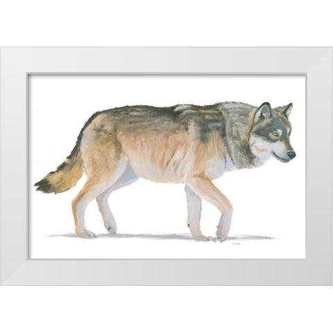 Northern Wild II White Modern Wood Framed Art Print by Wiens, James