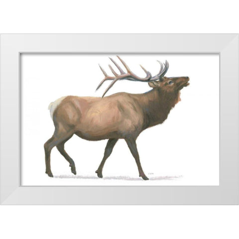 Northern Wild III White Modern Wood Framed Art Print by Wiens, James