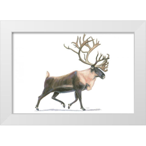 Northern Wild IV White Modern Wood Framed Art Print by Wiens, James