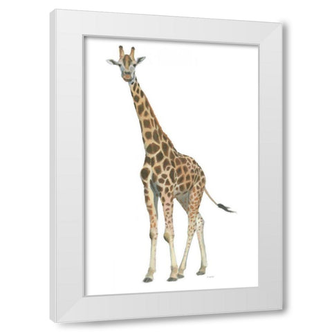 Wild and Free V White Modern Wood Framed Art Print by Wiens, James