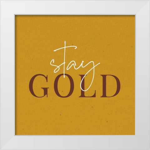 Daily Affirmations II White Modern Wood Framed Art Print by Wild Apple Portfolio