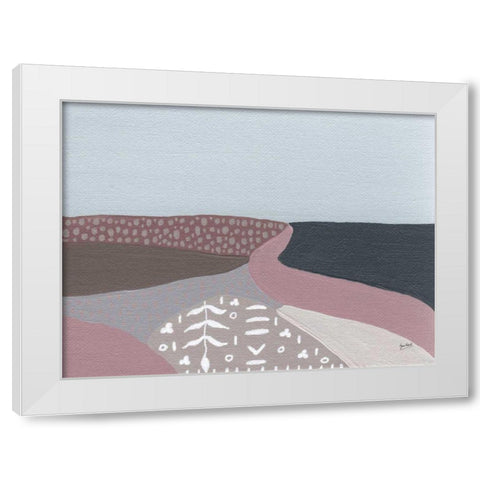 Winter Cove I White Modern Wood Framed Art Print by Mack, Lynn