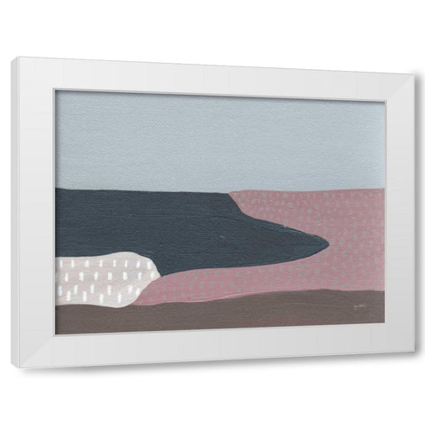 Winter Cove III White Modern Wood Framed Art Print by Mack, Lynn