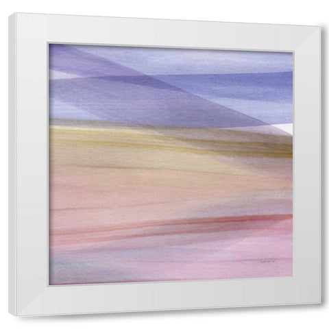 Soft Summer VI White Modern Wood Framed Art Print by Charro, Mercedes Lopez