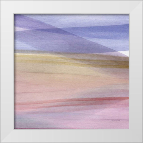 Soft Summer VI White Modern Wood Framed Art Print by Charro, Mercedes Lopez