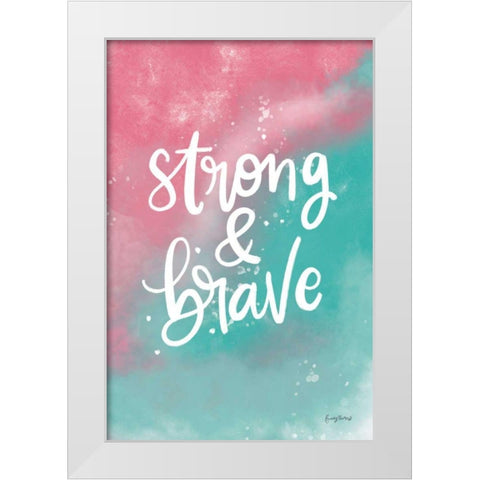 Magical Girl I White Modern Wood Framed Art Print by Thorns, Becky