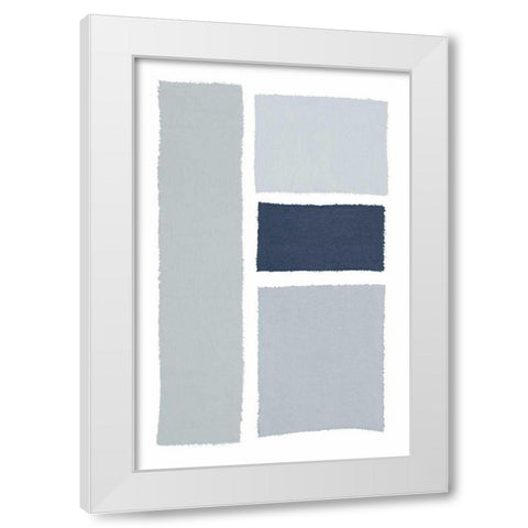Painted Weaving III Gray White Modern Wood Framed Art Print by Rhue, Piper