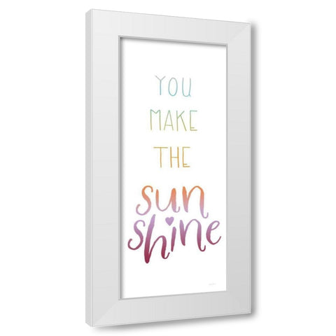 Lets Chase Rainbows XIV Dark White Modern Wood Framed Art Print by Jackson, Jenaya