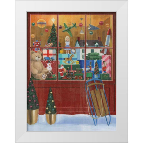 Holiday Moments III Crop White Modern Wood Framed Art Print by Wiens, James