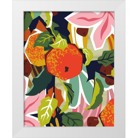 Apple Orchard II White Modern Wood Framed Art Print by Gallagher, Megan