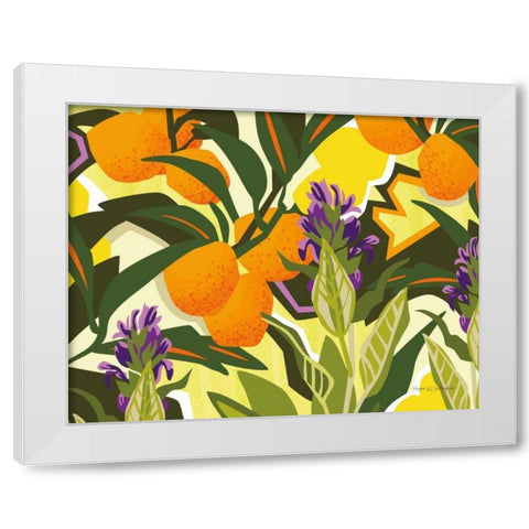 Citrus Sage I White Modern Wood Framed Art Print by Gallagher, Megan