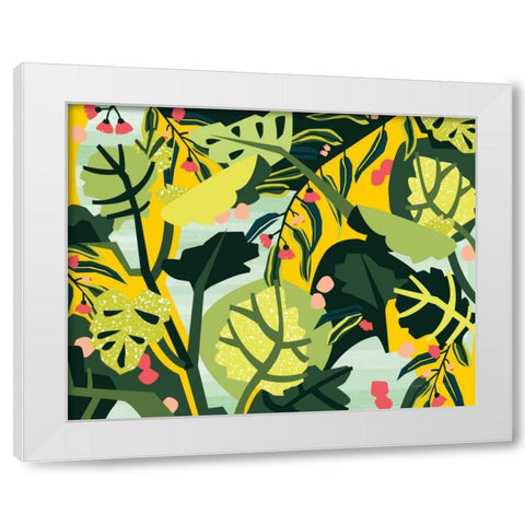 Eucalyptus Mint I White Modern Wood Framed Art Print by Gallagher, Megan