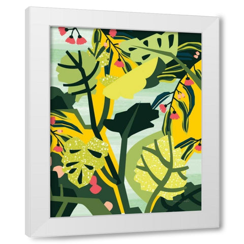 Eucalyptus Mint II White Modern Wood Framed Art Print by Gallagher, Megan