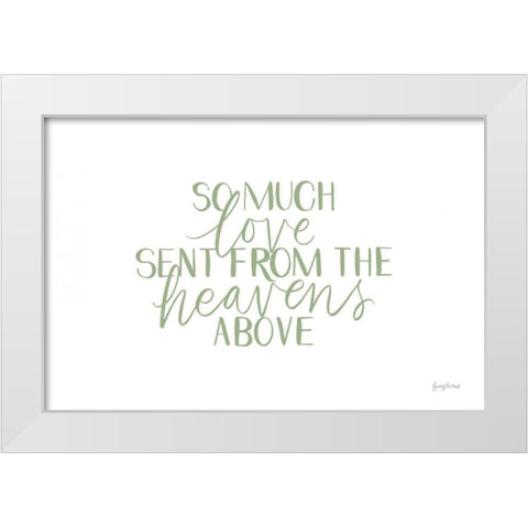 Little Child III Sage White Modern Wood Framed Art Print by Thorns, Becky