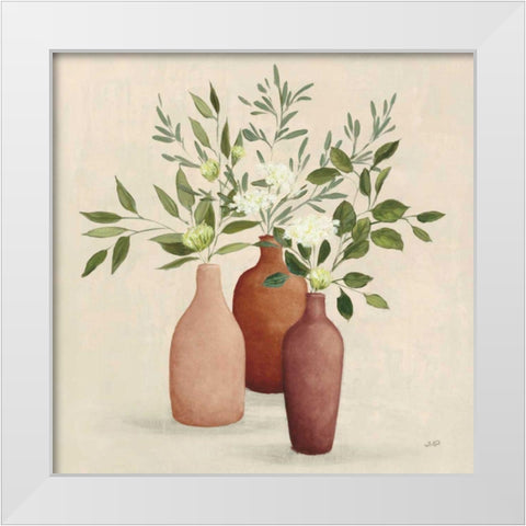 Natural Bouquet II Light White Modern Wood Framed Art Print by Purinton, Julia