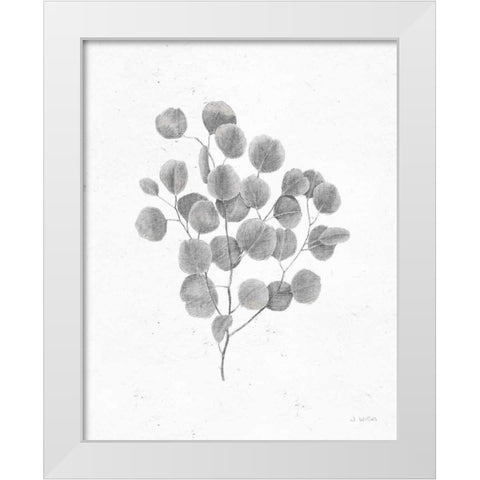 Soft Summer Sketches II Blue White Modern Wood Framed Art Print by Wiens, James