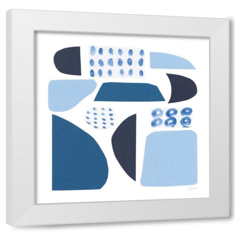 Cozy Cottage II Sq White Modern Wood Framed Art Print by Prahl, Courtney