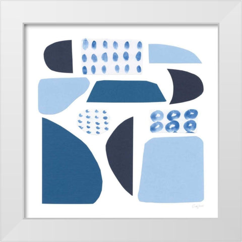 Cozy Cottage II Sq White Modern Wood Framed Art Print by Prahl, Courtney