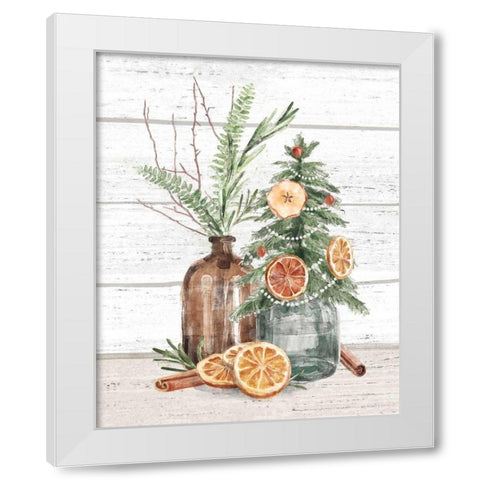 Seasonal Market III White Modern Wood Framed Art Print by Urban, Mary