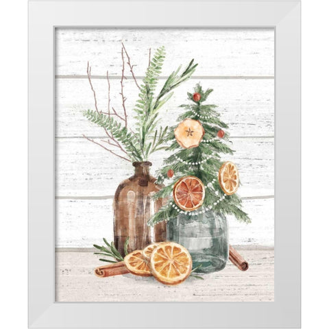 Seasonal Market III White Modern Wood Framed Art Print by Urban, Mary