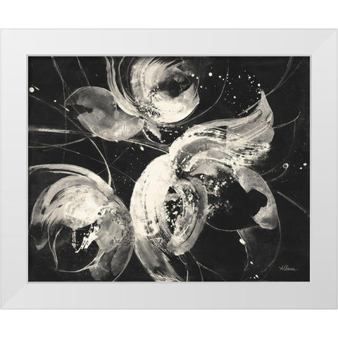 Bold II Dark White Modern Wood Framed Art Print by Hristova, Albena