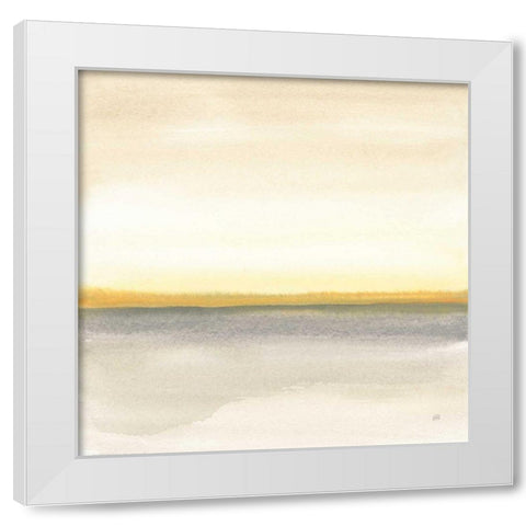 Flatland I White Modern Wood Framed Art Print by Paschke, Chris