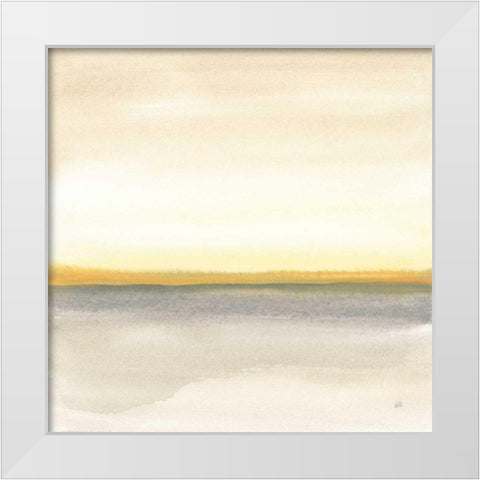 Flatland I White Modern Wood Framed Art Print by Paschke, Chris