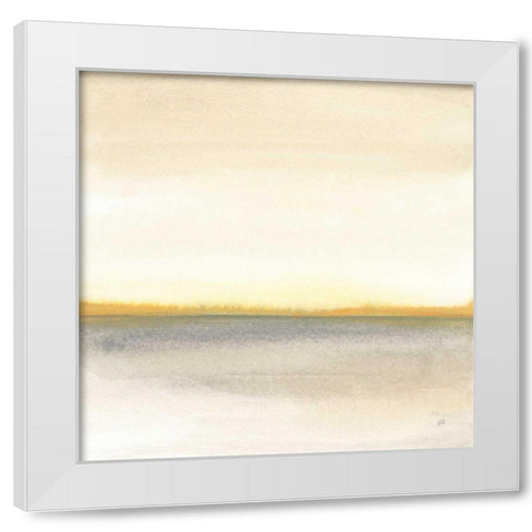 Flatland II White Modern Wood Framed Art Print by Paschke, Chris