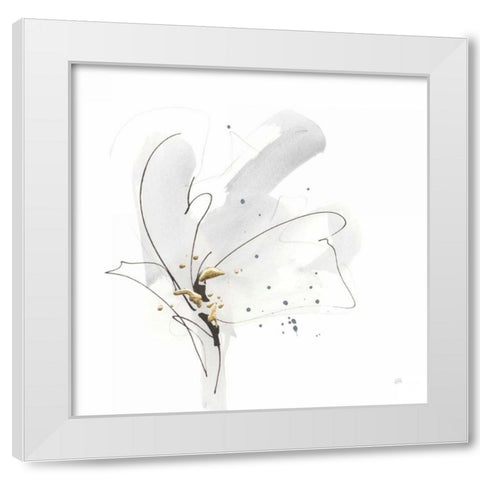 Cool Gray II White Modern Wood Framed Art Print by Paschke, Chris