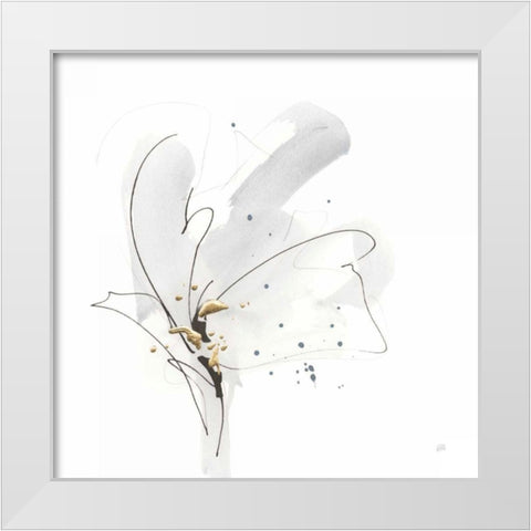 Cool Gray II White Modern Wood Framed Art Print by Paschke, Chris