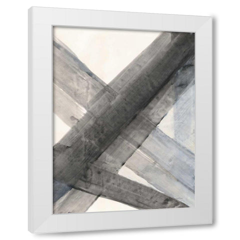 Under the Bridge III White Modern Wood Framed Art Print by Hristova, Albena