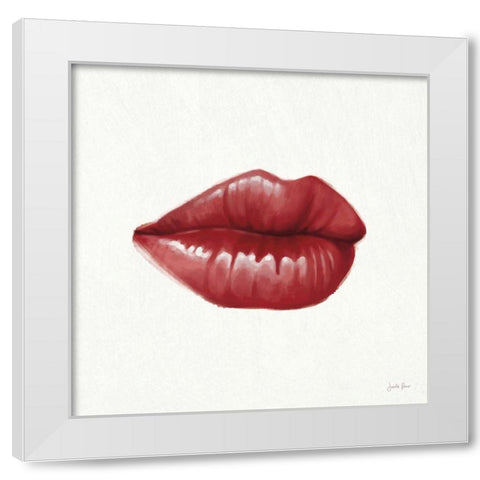 Gloss II White Modern Wood Framed Art Print by Penner, Janelle