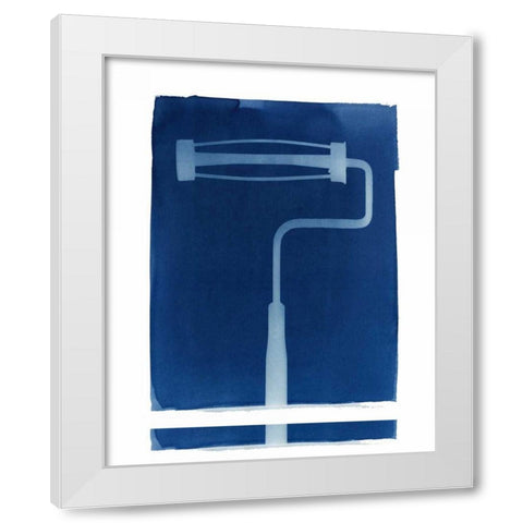 Cyanotype Tools X White Modern Wood Framed Art Print by Green, Nancy