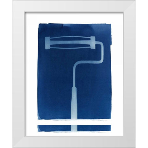Cyanotype Tools X White Modern Wood Framed Art Print by Green, Nancy