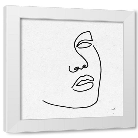 Island Breeze I BW White Modern Wood Framed Art Print by Hershey, Moira
