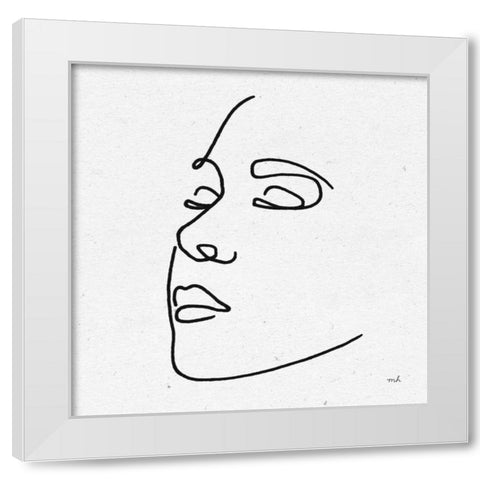 Island Breeze II BW White Modern Wood Framed Art Print by Hershey, Moira
