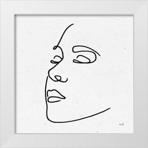 Island Breeze II BW White Modern Wood Framed Art Print by Hershey, Moira