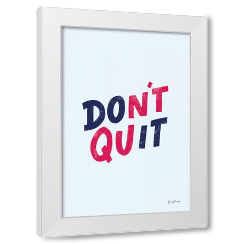 Rise Up IV White Modern Wood Framed Art Print by Thorns, Becky